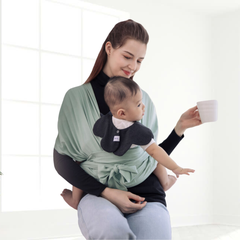 Địu Vải Jumysie - Màu Xanh, Cotton Êm Ái Cho Bé Sơ Sinh Đến 18 Tháng