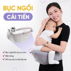 Địu Em Bé Jumysie M8 – Trợ Lực, Thoáng Khí, Từ Sơ Sinh Đến 36 Tháng