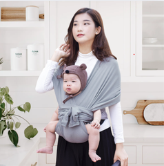 Địu Vải Jumysie - Màu Nâu, Cotton Êm Ái Cho Bé Sơ Sinh Đến 18 Tháng