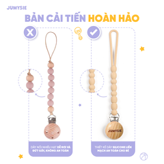 Dây Đeo Ti Giả Silicone Jumysie – An Toàn, Tiện Lợi Cho Bé Yêu