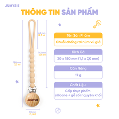 Dây Đeo Ti Giả Silicone Jumysie – An Toàn, Tiện Lợi Cho Bé Yêu