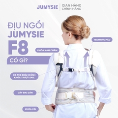 Địu Ngồi Em Bé Jumysie F8: Gấp Gọn, Thoải Mái 5-36T