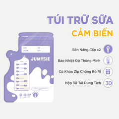[Mới] Túi Trữ Sữa Cảm Biến Nhiệt Jumysie 240ml