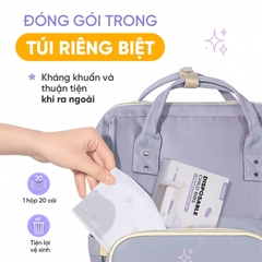 Yếm Ăn Dặm Dùng 1 Lần Jumysie – 10 cái/hộp, chống thấm