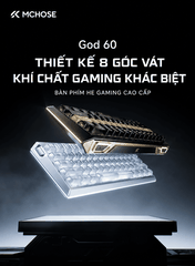 MCHOSE God 60 HE Gaming – Bàn Phím Hall Effect CNC 16K