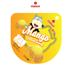 Kẹo dẻo bóc vỏ hương trái cây Wolfoo 20g