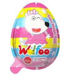 Trứng kẹo Socola Wolfoo với đồ chơi ngẫu nhiên 20g