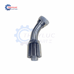 Đầu bấm, 1" - 1.5/16"x12 JIC, cong 45, kèm vỏ bóp 4 lớp, SS316, 26742-16-16RW