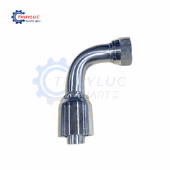 Đầu bấm, 1" - 1.5/16"x12 JIC, cong 90, kèm vỏ bóp 4 lớp, SS316, 26792-16-16RW