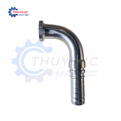 Đầu bấm Interlock, 2"  SAE6000, cong 90, inox, K6NV6-32-32C