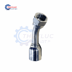 Đầu bấm, 1/2" - 7/8"x14 JIC, cong 45, kèm vỏ bóp 2 lớp, SS316, 26741-10-08RW
