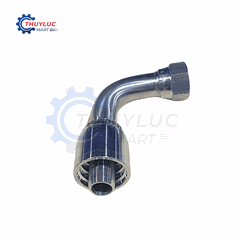 Đầu bấm, 3/4" - 1.1/16"x12 JIC, cong 90, kèm vỏ bóp 4 lớp, SS316, 26792-12-12RW