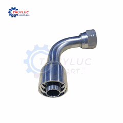 Đầu bấm, 3/4" - 1.1/16"x12 JIC, cong 90, kèm vỏ bóp 2 lớp, SS316, 26791-12-12RW