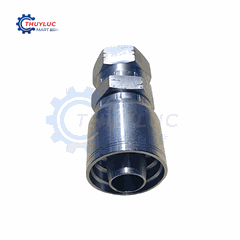 Đầu bấm, 3/4" - 1.1/16"x12 JIC, kèm vỏ bóp 2 lớp, SS316, 26711D-12-12RW