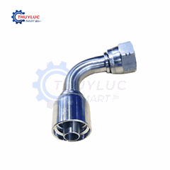 Đầu bấm, 1.1/4" - 1.5/8"x12 JIC, cong 45, kèm vỏ bóp 4 lớp, SS316, 26742-20-20RW