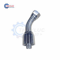 Đầu bấm, 3/4" - 1.1/16"x12 JIC, cong 45, kèm vỏ bóp 4 lớp, SS316, 26742-12-12RW