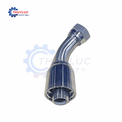 Đầu bấm, 1" - 1.5/16"x12 JIC, cong 45, kèm vỏ bóp 4 lớp, SS316, 26742-16-16RW