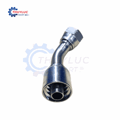Đầu bấm, 1/2" - 7/8"x14 JIC, cong 45, kèm vỏ bóp 2 lớp, SS316, 26741-10-08RW