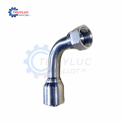 Đầu bấm, 3/4" - 1.1/16"x12 JIC, cong 90, kèm vỏ bóp 2 lớp, SS316, 26791-12-12RW