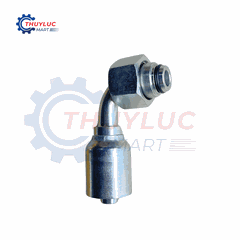 Đầu bấm DIN, 1/2" - 16S, cong 90, 11C43-16-8