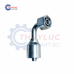 Đầu bấm DIN, 3/8" - 12S, cong 90, 11C43-12-6