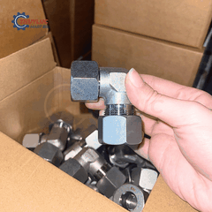 Nối xoay vuông 90 SS316 16S, M24x1.5, EW16S-SS