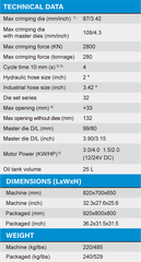 Máy bấm ống thủy lực Samway P32DC