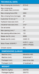 Máy bấm ống thủy lực Samway P32S