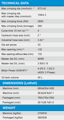 Máy bấm ống thủy lực Samway P32T