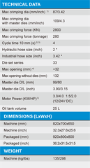 Máy bấm ống thủy lực Samway P32XD