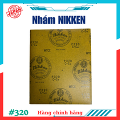 Giấy nhám tờ # 320 NIKKEN- WTCC Nhật Bản