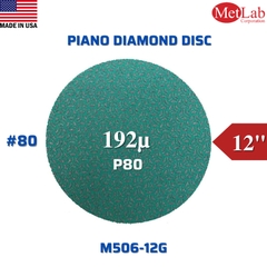 Đĩa mài kim cương 80 grit 12"(305mm)-Flexible Piano Diamond Discs