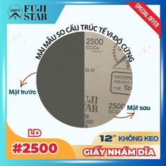 Giấy nhám dĩa #2500 12inch - Sankyo (LD) - Không keo