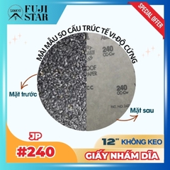 Giấy nhám dĩa #240 12inch - Sankyo (Nhật) - Có keo (PSA)