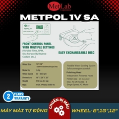 Máy mài và đánh bóng tự động Metpol SA
