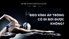 Đeo kính áp tròng có đi bơi được không?