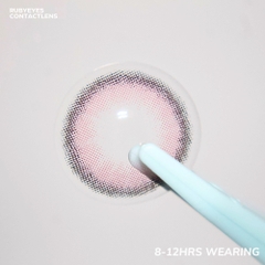 Kính áp tròng RUBYEYES hồng Pony Pink (Lens 0 độ)