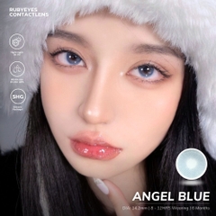 Kính áp tròng RUBYEYES xanh Angel Blue (Lens 0 độ)