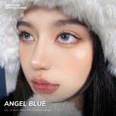 Kính áp tròng RUBYEYES xanh Angel Blue (Lens 0 độ)