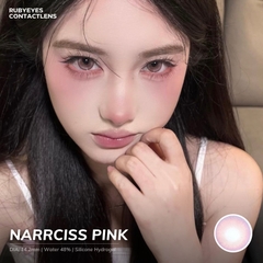 Kính áp tròng RUBYEYES hồng Narrciss Pink (Lens 0 độ)
