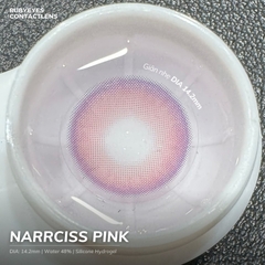 Kính áp tròng RUBYEYES hồng Narrciss Pink (Lens 0 độ)