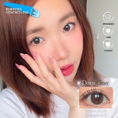 Kính Áp Tròng QUEEN VISION Màu Xám Doris Gray