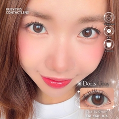 Kính Áp Tròng QUEEN VISION Màu Xám Doris Gray