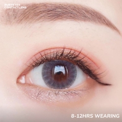 Kính Áp Tròng RUBYEYES Màu Xám B278-5 Full 0-5 Độ