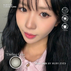 Kính Áp Tròng Ruby Eyes 0 Độ Màu Xám Darling Gray