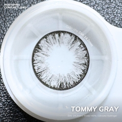 Kính Áp Tròng Ruby Eyes 0 Độ Màu Xám Tommy Gray