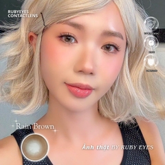 Kính Áp Tròng Màu Nâu Rain Brown