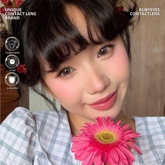 Kính Áp Tròng Màu Xám Peach Cocoa Gray 14.5mm