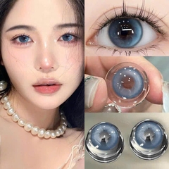Kính Áp Tròng Màu Xanh Milk Jelly Blue / 799 Blue
