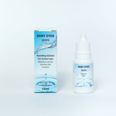 Nước Nhỏ Mắt RUBYEYES Cho Người Sử Dụng Kính Áp Tròng